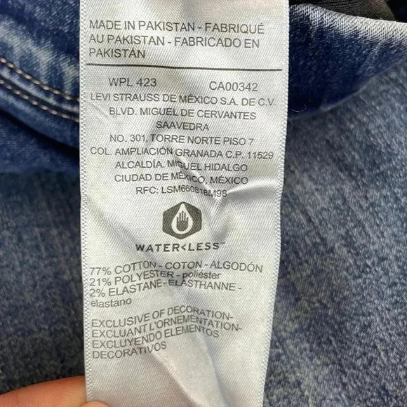 Signature by Levi Strauss Pull-On  Skinny Jeans sz 26 L - Picture 7 of 8